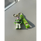 3D PVC Figure Keychain - Toy Story - Buzz Lightyear Hands On Hips
