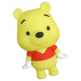 3D PVC Figure Keychain - Winnie the Pooh - 3D Figure And Head