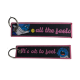 Embroidery Keychain - Inside Out - Sadness (All the Feels)