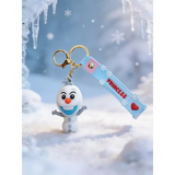 3D PVC Figure Keychain - Disney Princesas Olaf - Olaf Wide Smile