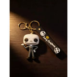 3D PVC Figure Keychain - Horror - Jack Skellington Pinstripe Suit