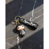 3D PVC Figure Keychain - Familia Addams Adams - Wednesday Nevermore Uniform