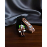 3D PVC Figure Keychain - KAWS - Green Hair Companion Holding Child