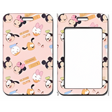 ID Card Badge Holder - Mickey & Friends - Cute Faces Pink Pattern