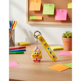 3D PVC Figure Keychain - SpongeBob SquarePants - Spongebob Patrick On Head