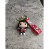 3D PVC Figure Keychain - Stranger Thing - Eddie Munson Playing Guitar