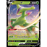 Card Keychain - Pokémon - Virizion V Black Star Promo SWSH295
