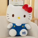 Plush - Sanrio - Hello Kitty - Blue Overalls Red Bow