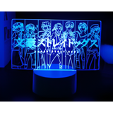 3D LED Night Light - Bungo Stray Dogs - Bungo Stray Dogs group