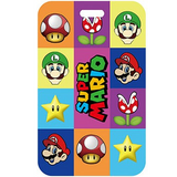ID Card Badge Holder - Super Mario - Characters Grid Pattern