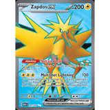 Card Keychain - Pokémon - Zapdos ex Secret Rare