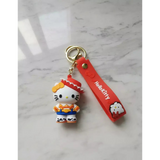 3D PVC Figure Keychain - Sanrio - Hello Kitty In Woody Costume
