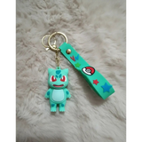 3D PVC Figure Keychain - Pokemon Bulbasaur - Chibi Bulbasaur Standing
