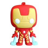 3D PVC Figure Keychain - Marvel - Iron Man Figure With Superheroes Strap
