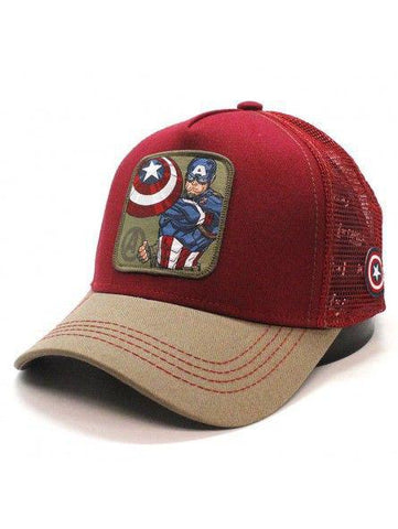 Snapback Cap - Marvel - Captain America (Red)