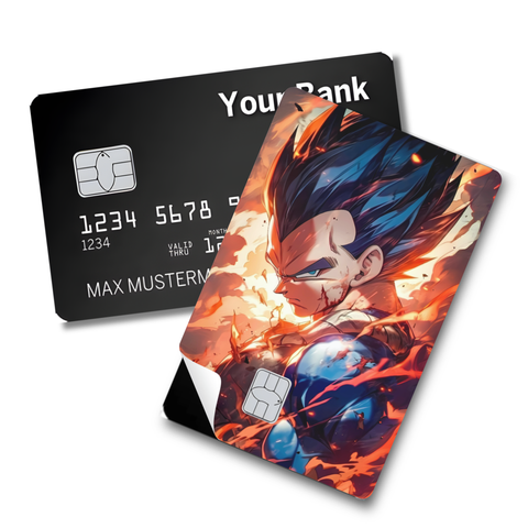 Credit Card Skin Sticker - Dragon Ball - Vegeta