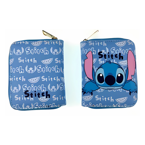 Zippered Short Wallet - Disney - Lilo & Stitch