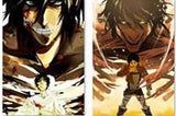 3D Lenticular Poster - Attack On Titan - Eren Titan Form