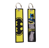 Embroidery Keychain - DC Comics - Batman (Face & Bat Logo)
