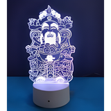 3D LED Night Light - God of Wealth