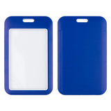 ID Card Badge Holder - Solid Navy Blue