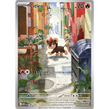 Card Keychain - Pokémon - Litleo basic Secret Rare Full Art