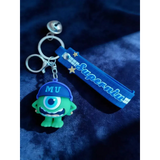 3D PVC Figure Keychain - Monsters Inc - Mike Wazowski MU Cap