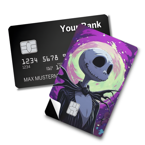 Credit Card Skin Sticker - The Nightmare Before Christmas - Jack Skellington