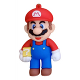 3D PVC Figure Keychain - Super Mario - Mario Holding Question Block