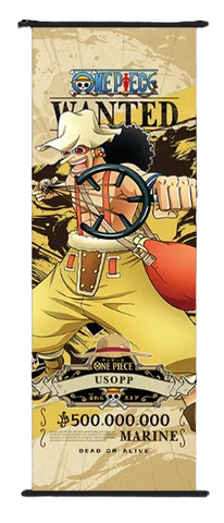 Scroll Hanging Painting - One Piece - Usopp