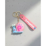 3D PVC Figure Keychain - SpongeBob SquarePants - Gary The Snail With Pink Shell