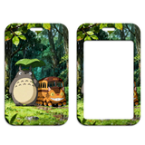 ID Card Badge Holder - My Neighbor Totoro (Studio Ghibli) - Totoro and Catbus in the Rain