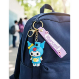 3D PVC Figure Keychain - Kuromi - Queen Of Spades