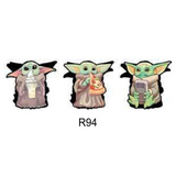 3D Lenticular Sticker - Star Wars - Grogu Baby Yoda Trio