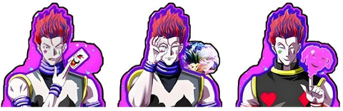 3D Lenticular Sticker - Hunter X Hunter - Hisoka Joker