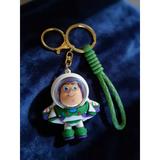 3D PVC Figure Keychain - Toy Story - Buzz Lightyear Open Helmet