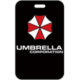 ID Card Badge Holder - Resident Evil - Umbrella Corporation Logo Vertical Black
