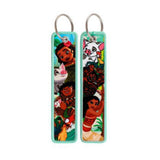 Embroidery Keychain - Moana - Moana, Maui, Pua & Heihei