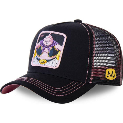 Snapback Cap - Dragon Ball - Buu (Black & Pink)