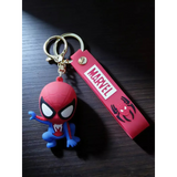 3D PVC Figure Keychain - Spider-Man - Chibi Crouching