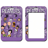 ID Card Badge Holder - Peanuts - Characters Crowd Purple Background