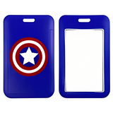 ID Card Badge Holder - Marvel - Captain America Shield Logo Blue