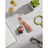 3D PVC Figure Keychain - Super Mario - Angry Goomba