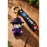 3D PVC Figure Keychain - KPop Demon Hunters - Jimin Demon Hunter Outfit