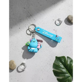 3D PVC Figure Keychain - Disney/Pixar - Sully, Mike, And Boo Monsters Inc. Figures