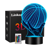 3D LED Night Light - Hands holding a basketball