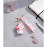 3D PVC Figure Keychain - Sanrio - My Melody Holding Heart Wand