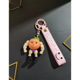 3D PVC Figure Keychain - Italian Brainrot - Buff Orange Purple Briefs