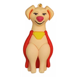 3D PVC Figure Keychain - DC Comics - Krypto Superdog Sitting