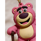 3D PVC Figure Keychain - Toy Story - Lotso With Cane Variant 2